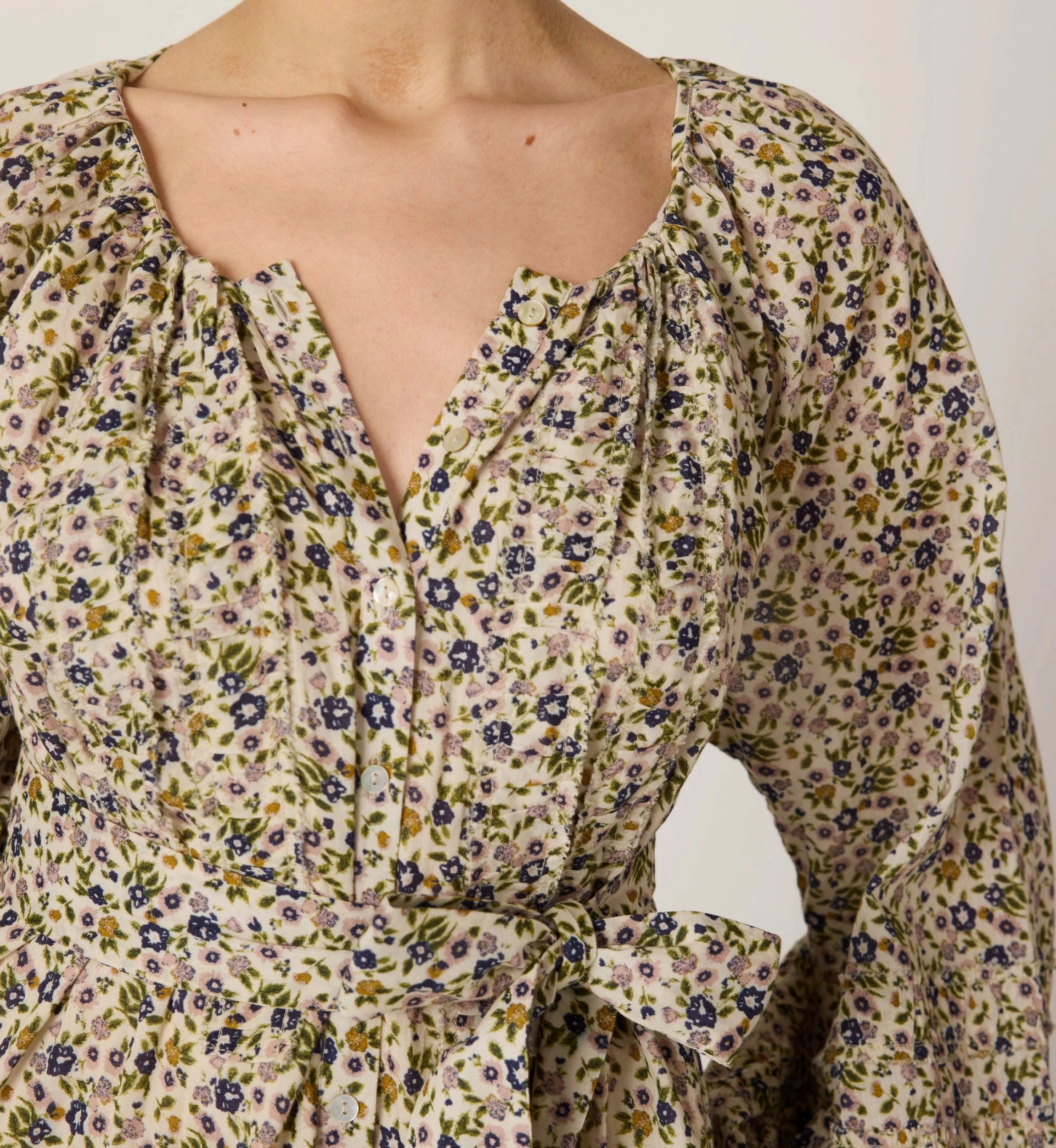 Melinda Midi Dress | Eloisa Floral Poised Vibe Urban Touch