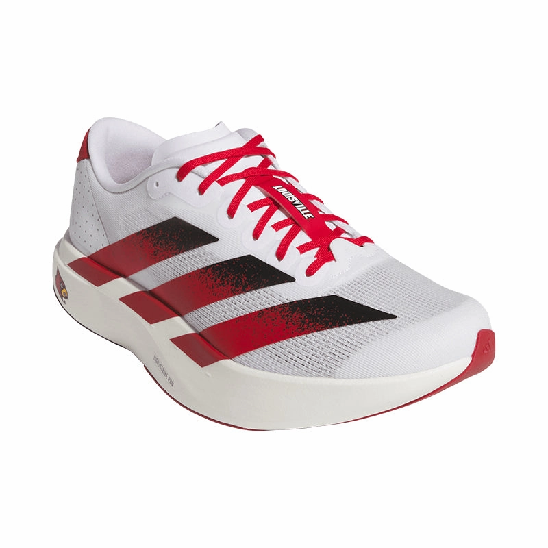 Men's Adizero EVO SL Louisville White/Red/Black Well-liked product Lace Up Design