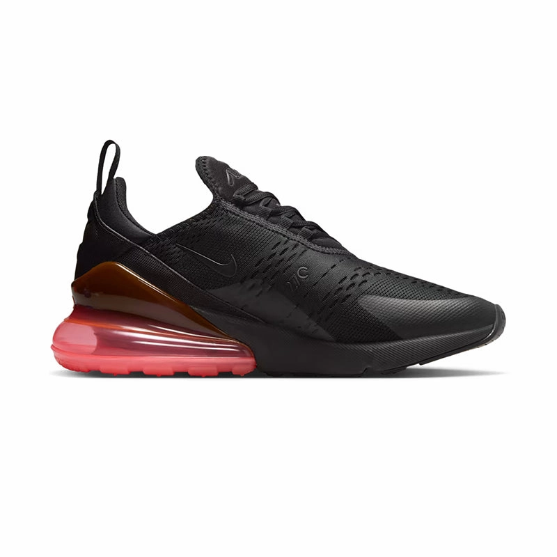 Reinforced sidewalls wellness - commitment Men's Air Max 270 Black/Black/Hot Punch