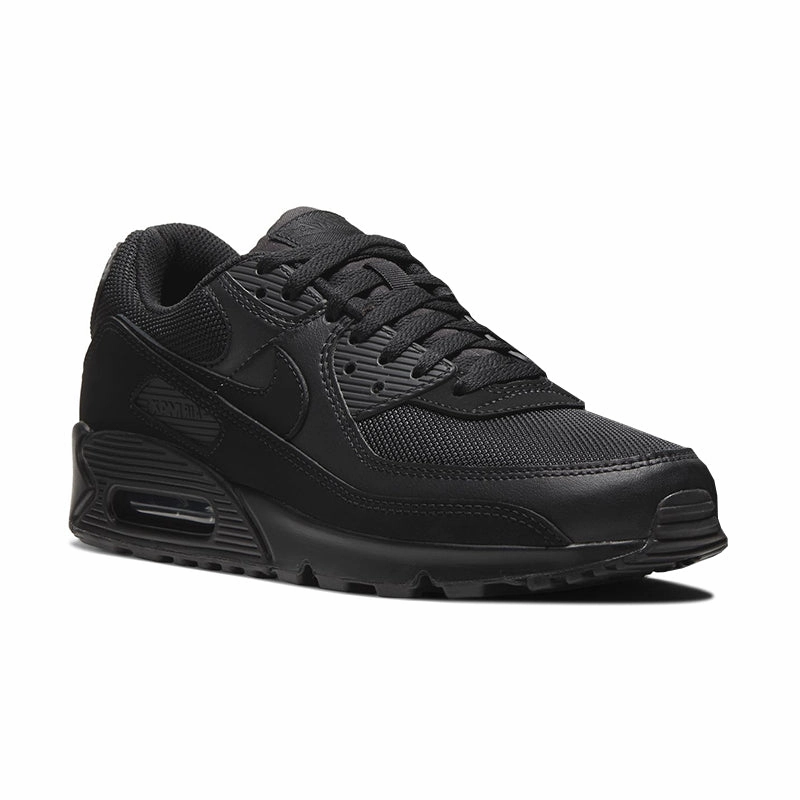 Feather Light Travel Enthusiasts Arch support Men's Air Max 90 Black/Black/Black