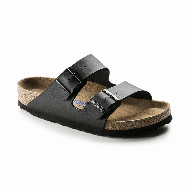 Men's Arizona Soft Footbed Black Birko-Flor All-Day Sandals Summer essentials