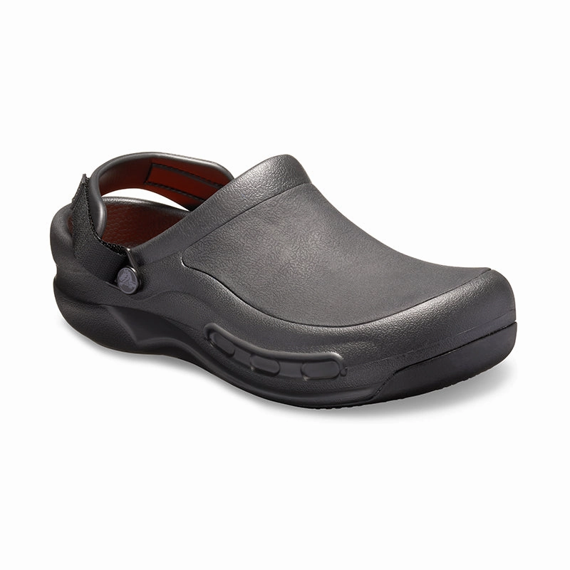 Motion Friendly Narrow Fit Men's Bistro Pro Work Literide Clog Black