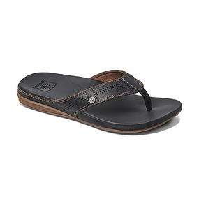 Men's Cushion Lux Black/Brown Firm Step