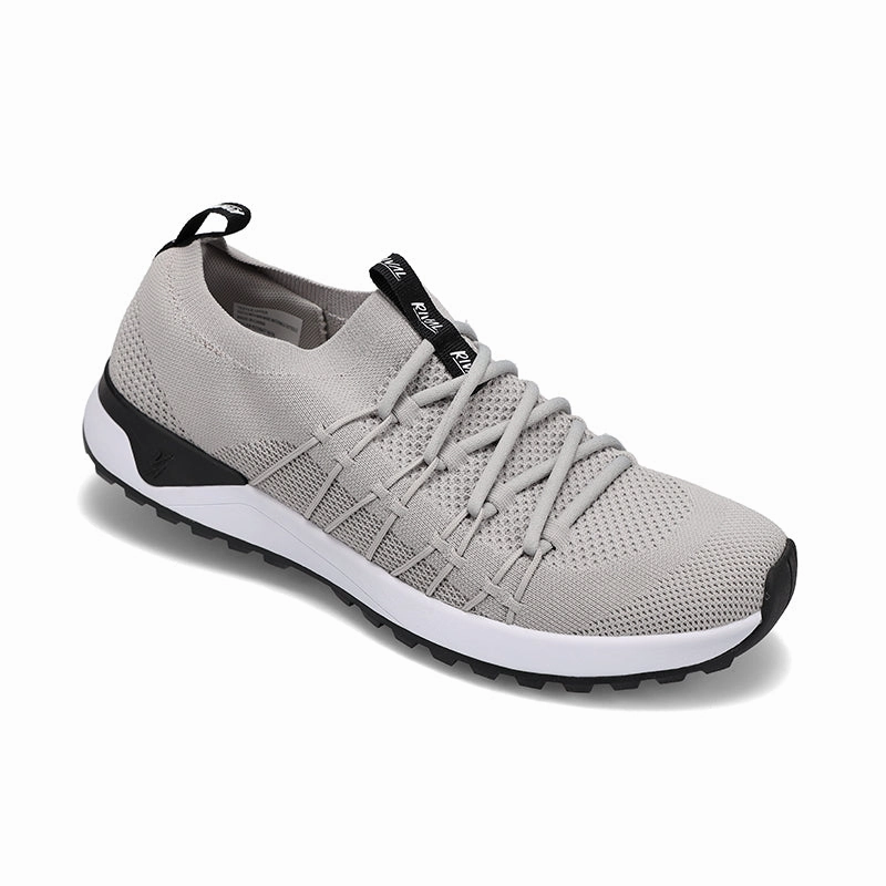 Durable toe cap Knit Woven Upper Men's Drive Grey/Black/White