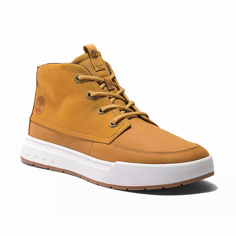 Men's Maple Grove Mid Sneaker Wheat Nubuck Comfort Lining Cold Weather Commuter