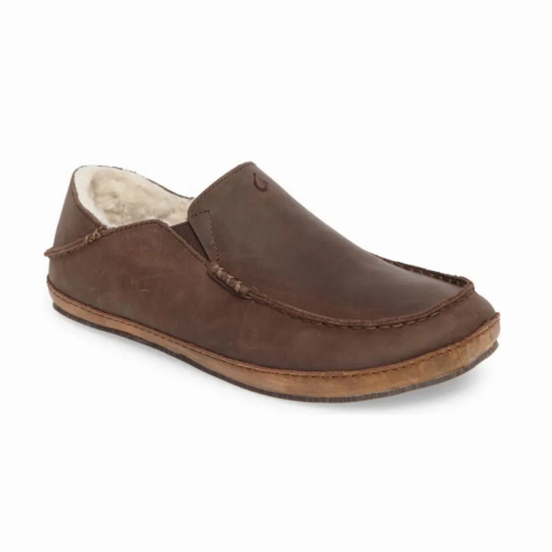 Daily Casual Instant Style Men's Moloa Slipper Dark Wood