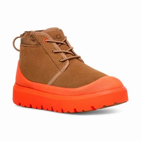 Men's Neumel Weather Hybrid Chestnut/Orange Urban Utility Durable Fit