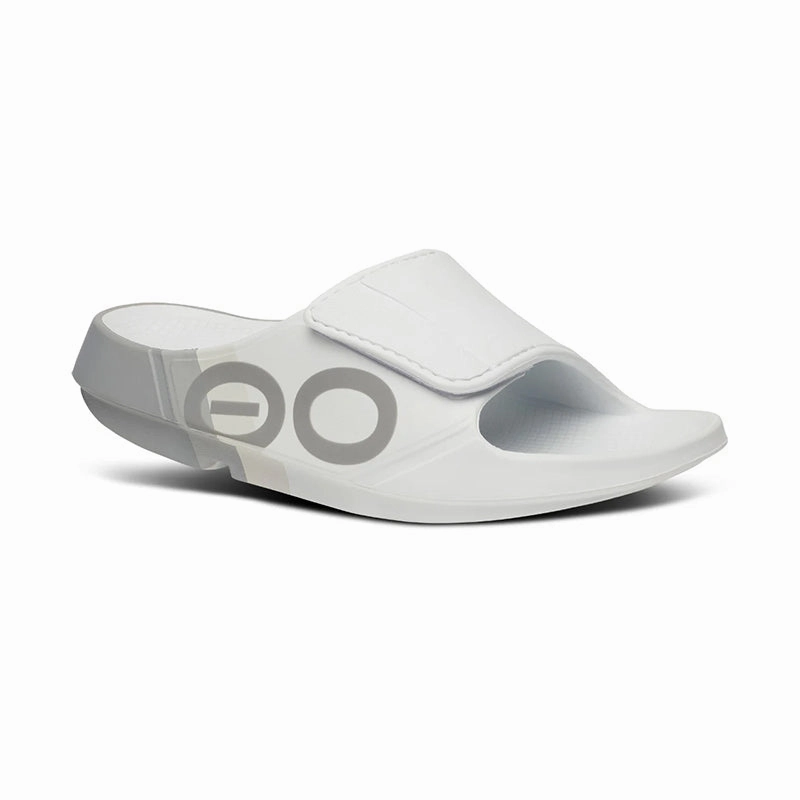 Hygienic Footwear Material Effortless Slip-On Fit Men's OOahh Sport Flex Limited Smoke Rally