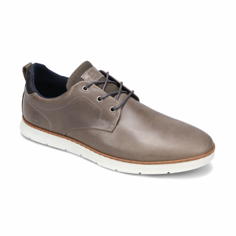 Men's Plane Dark Grey Suede Touch Textured Finish Office Ready