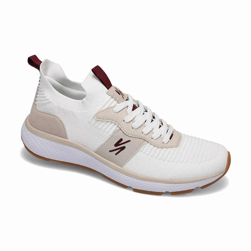 Thermoplastic Frame Zero Drop Platform Men's Reign White/Maroon/Gum