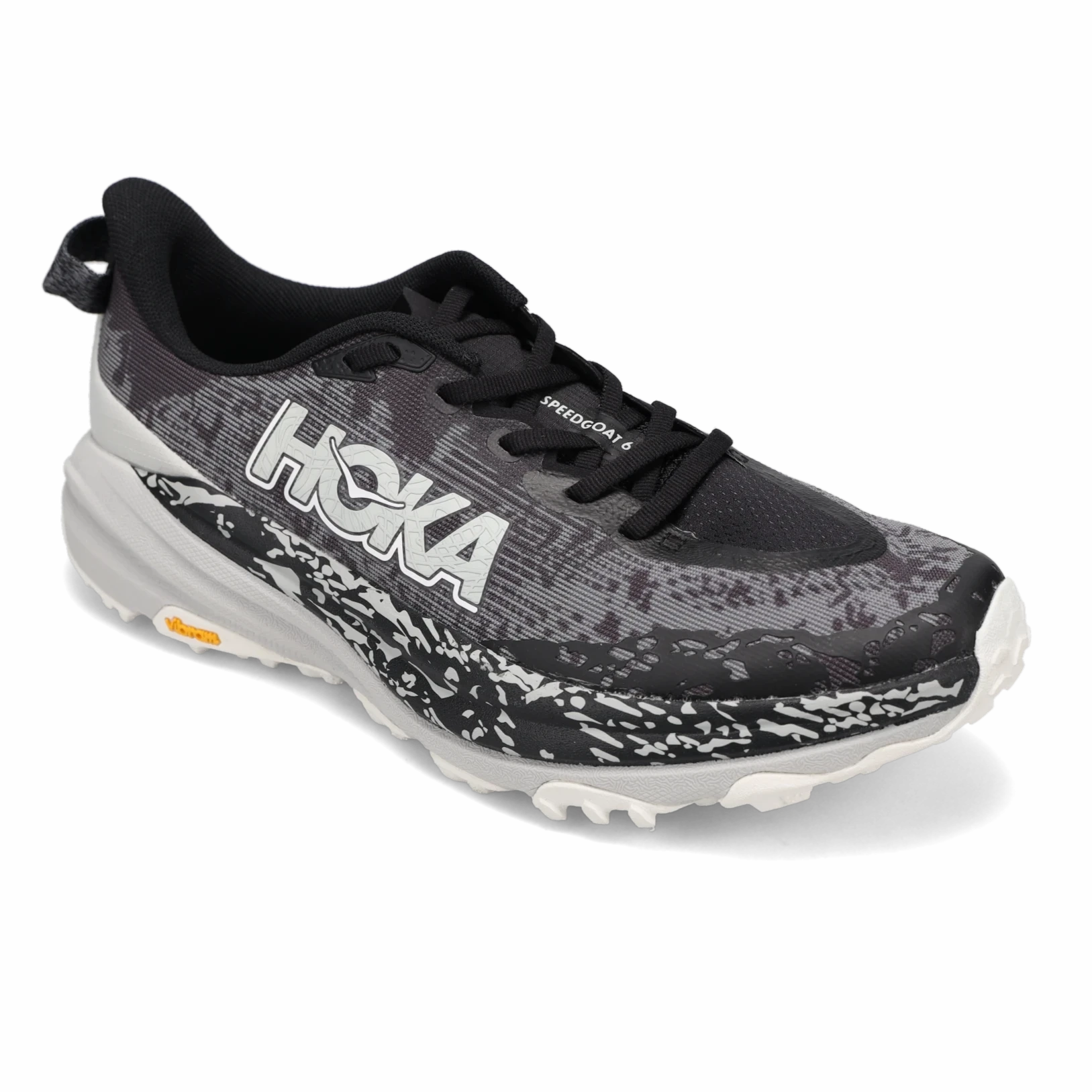 Camera Look Abrasion Resistant Material Men's Speedgoat 6 Black/Stardust