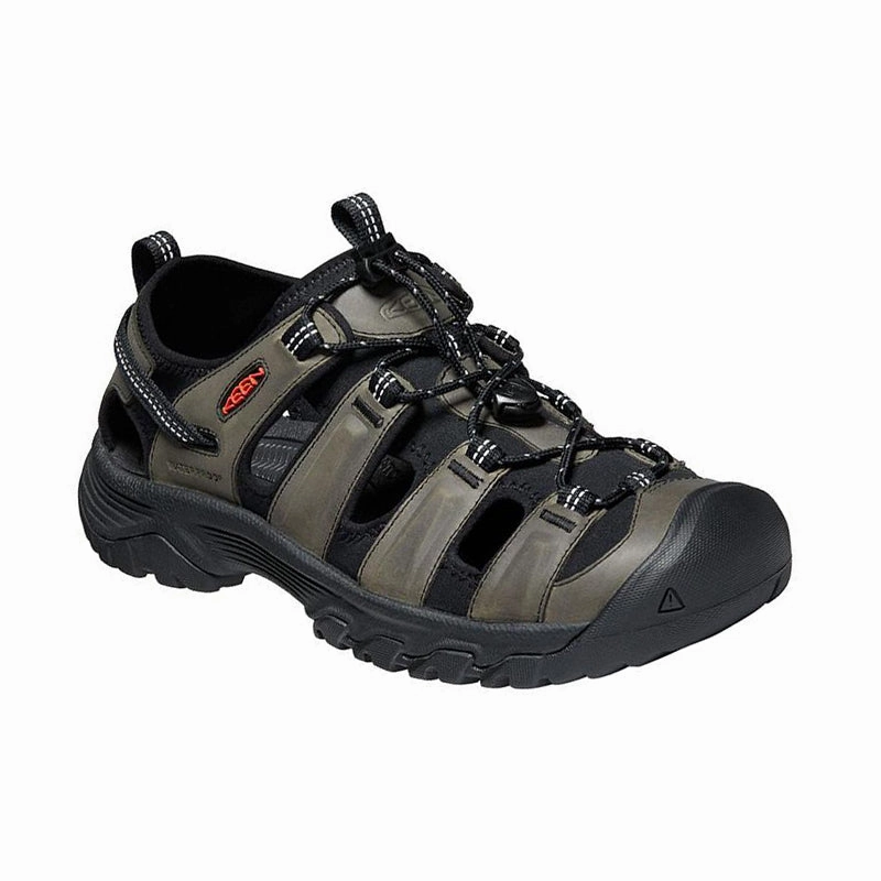 Secure Closure Men's Targhee III Sandal Grey/Black
