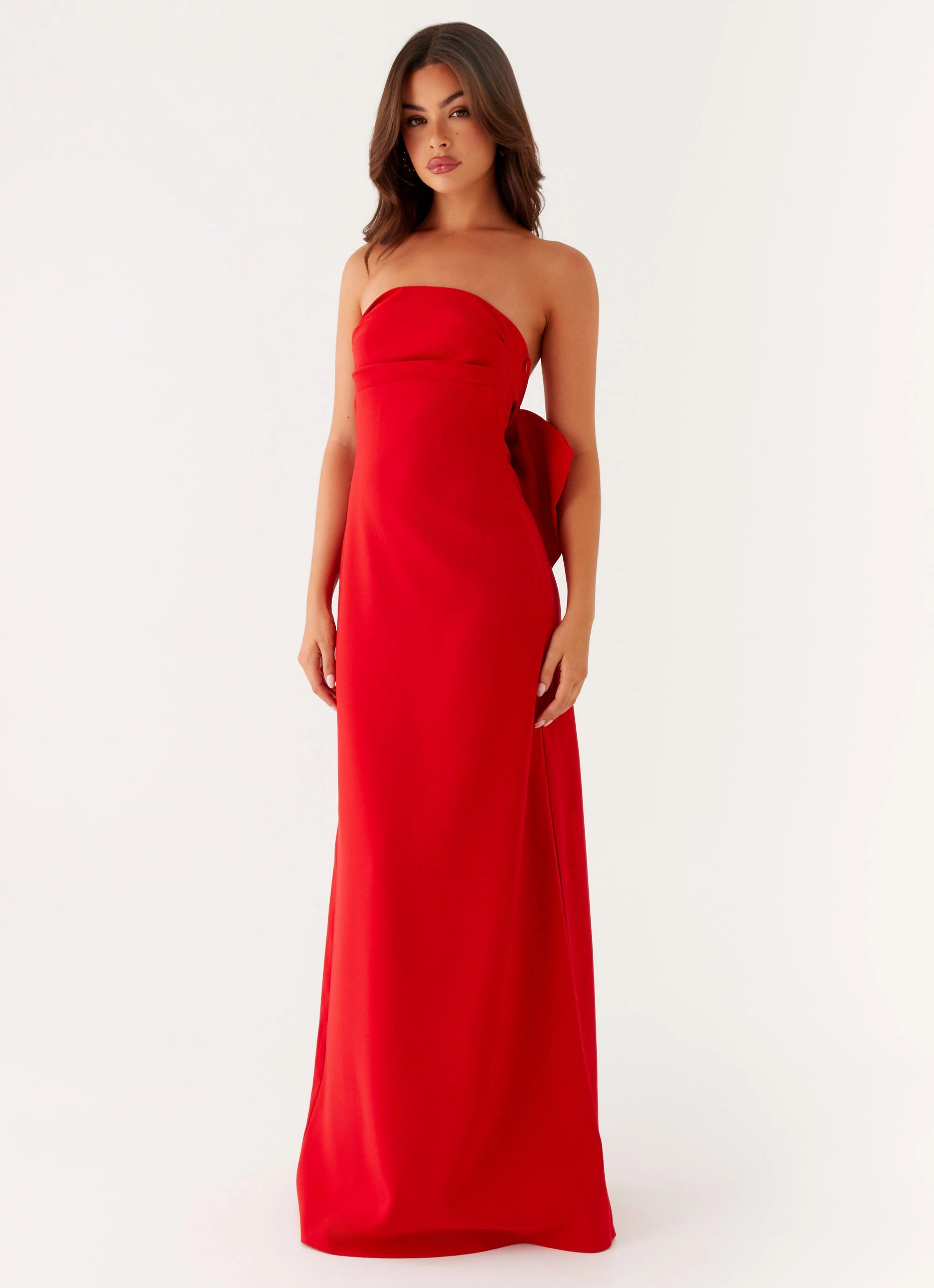 Meredith Maxi Dress - Red Perfect Style