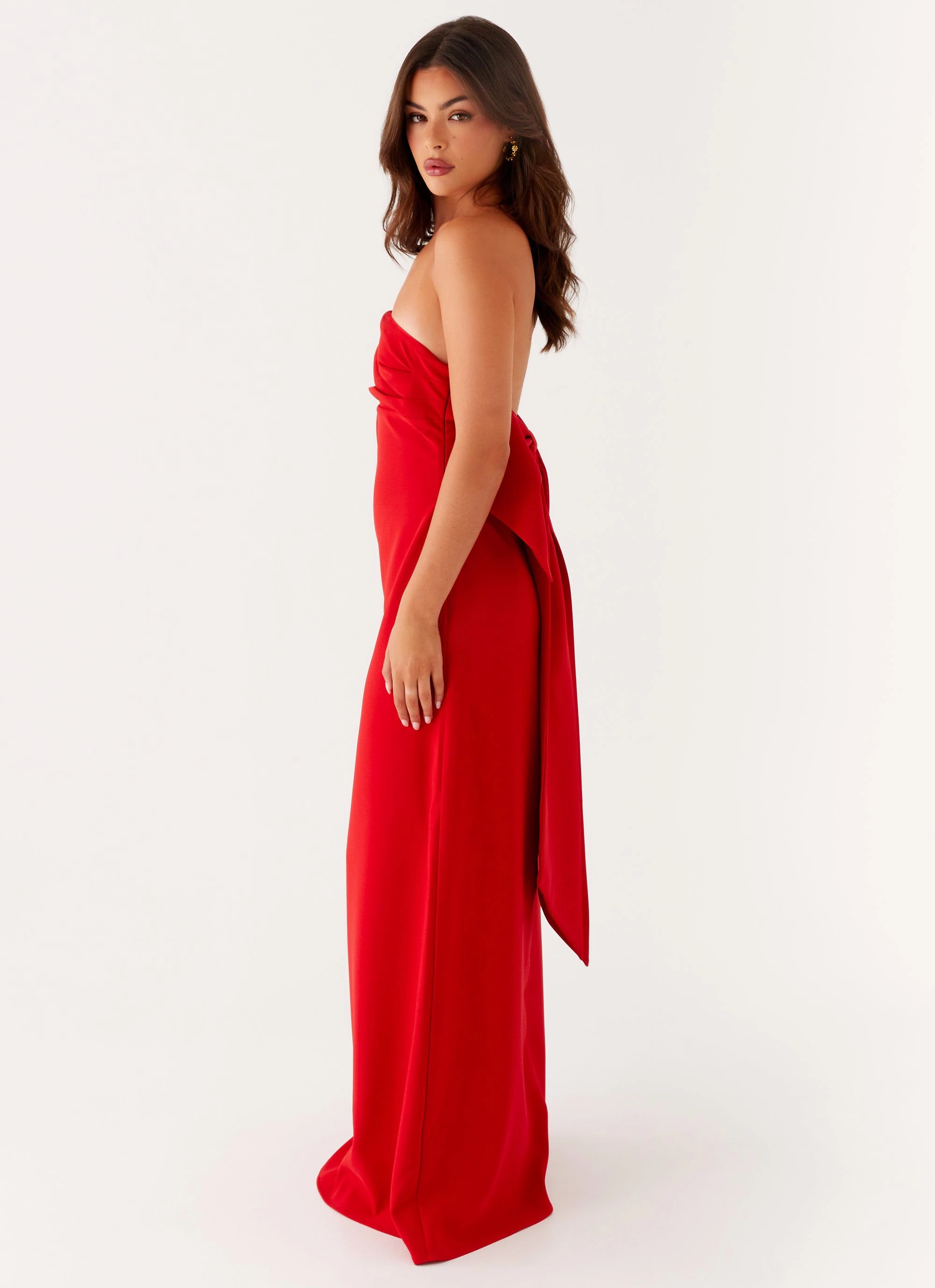 Boho Aesthetic Meredith Maxi Dress - Red
