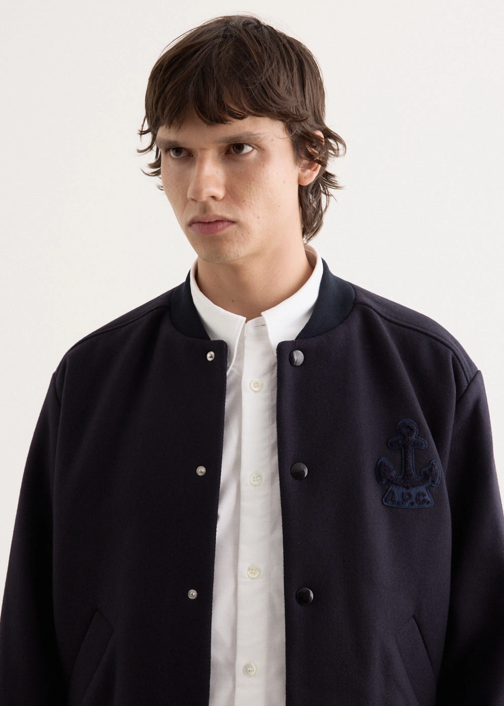Water Resistant Shell Micka Varsity Jacket
