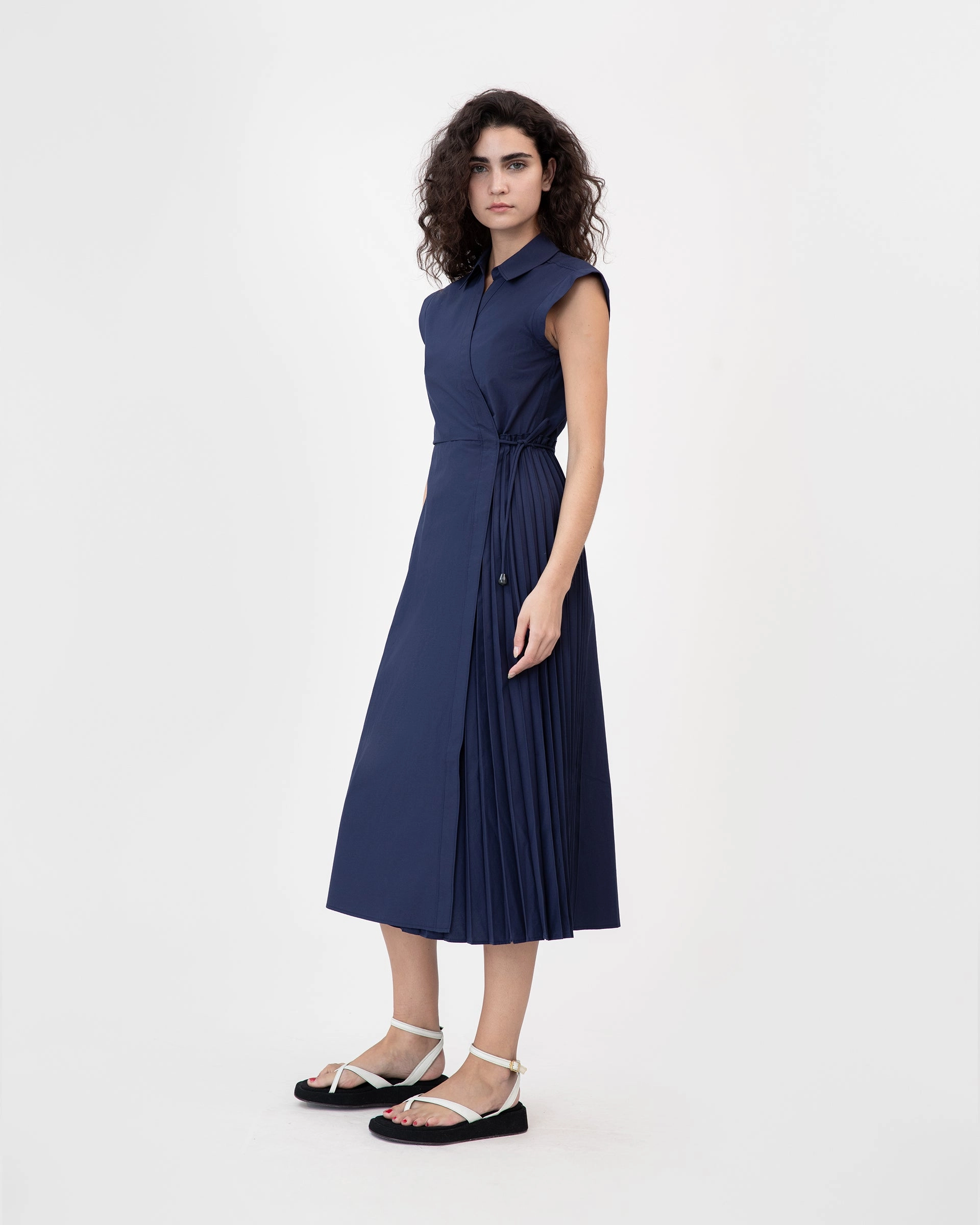 Midi Shivon Dress Light Silhouette Travel Vibe