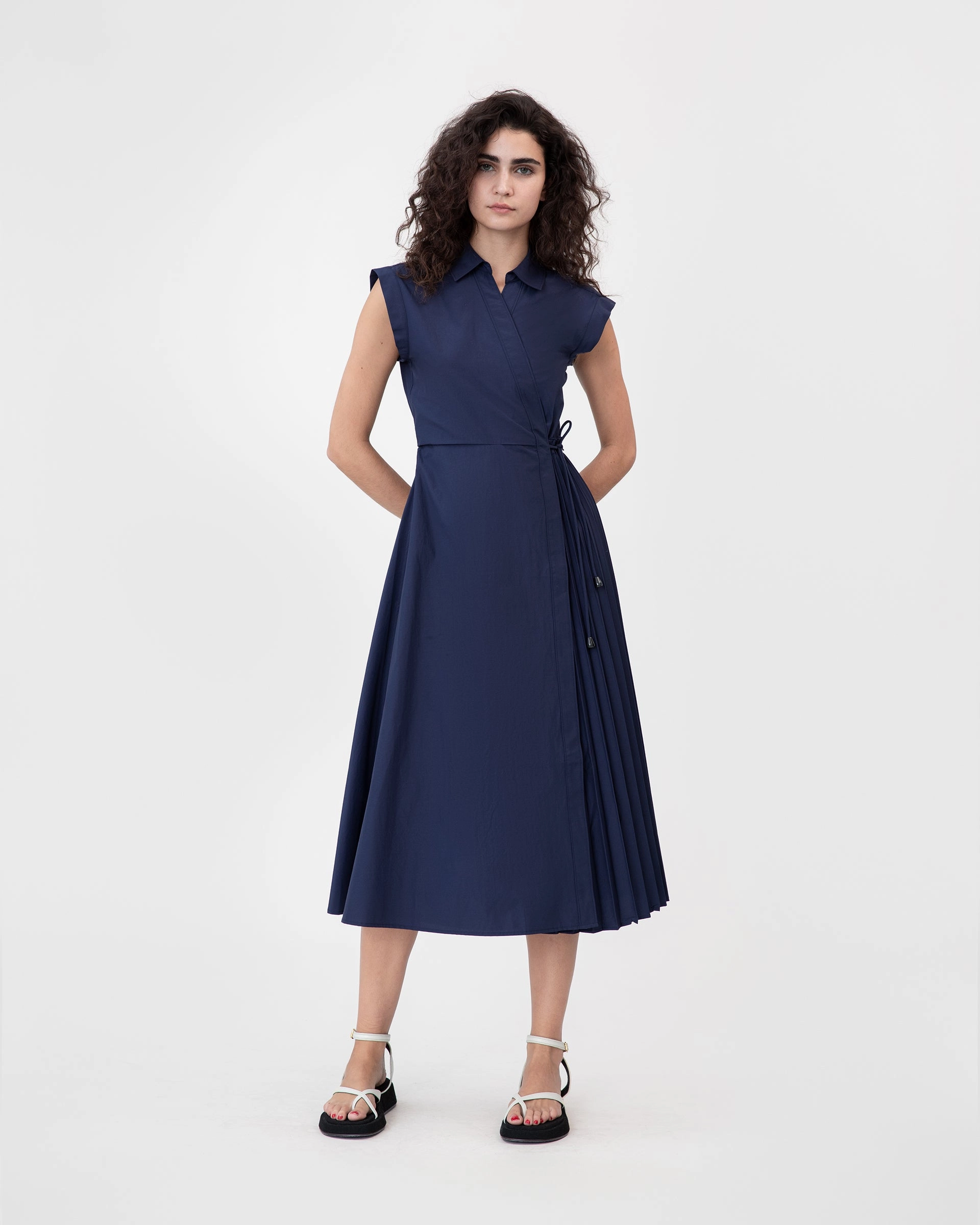 Midi Shivon Dress Flattering Layers