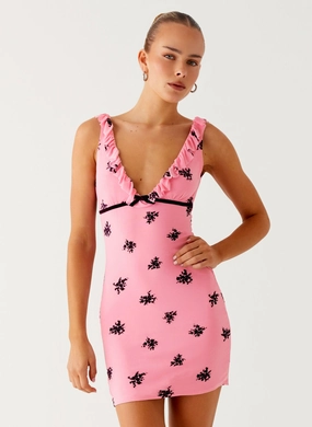 Signature-Style Chic Comfort Look Milena Cami Mini Dress - Pink