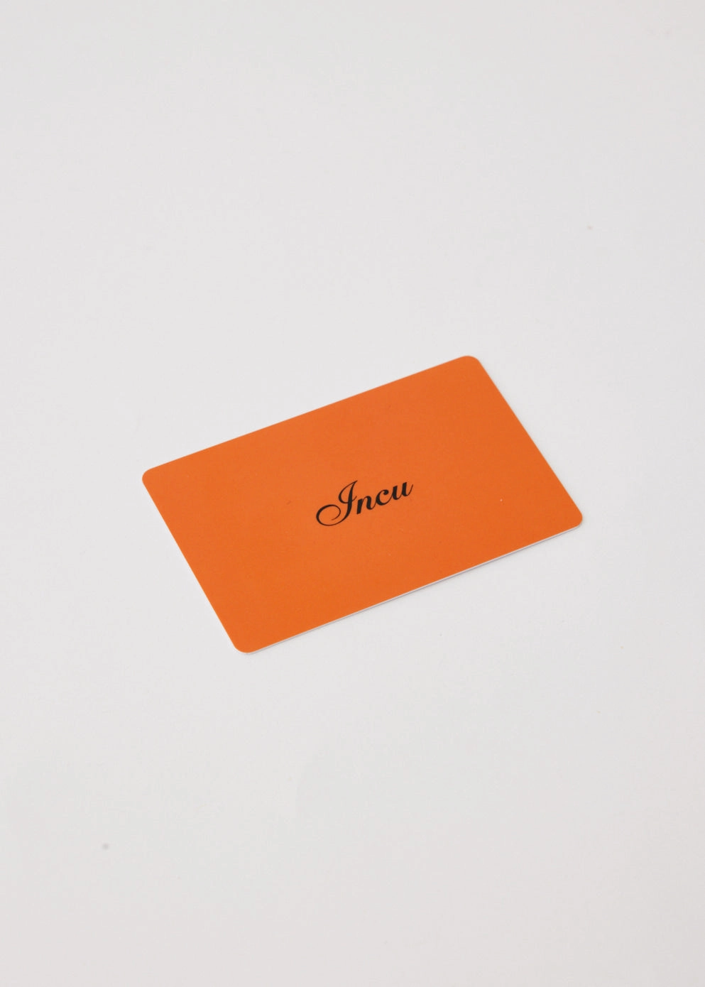 Minimal Spark Digital Gift Card Organic Cotton Material
