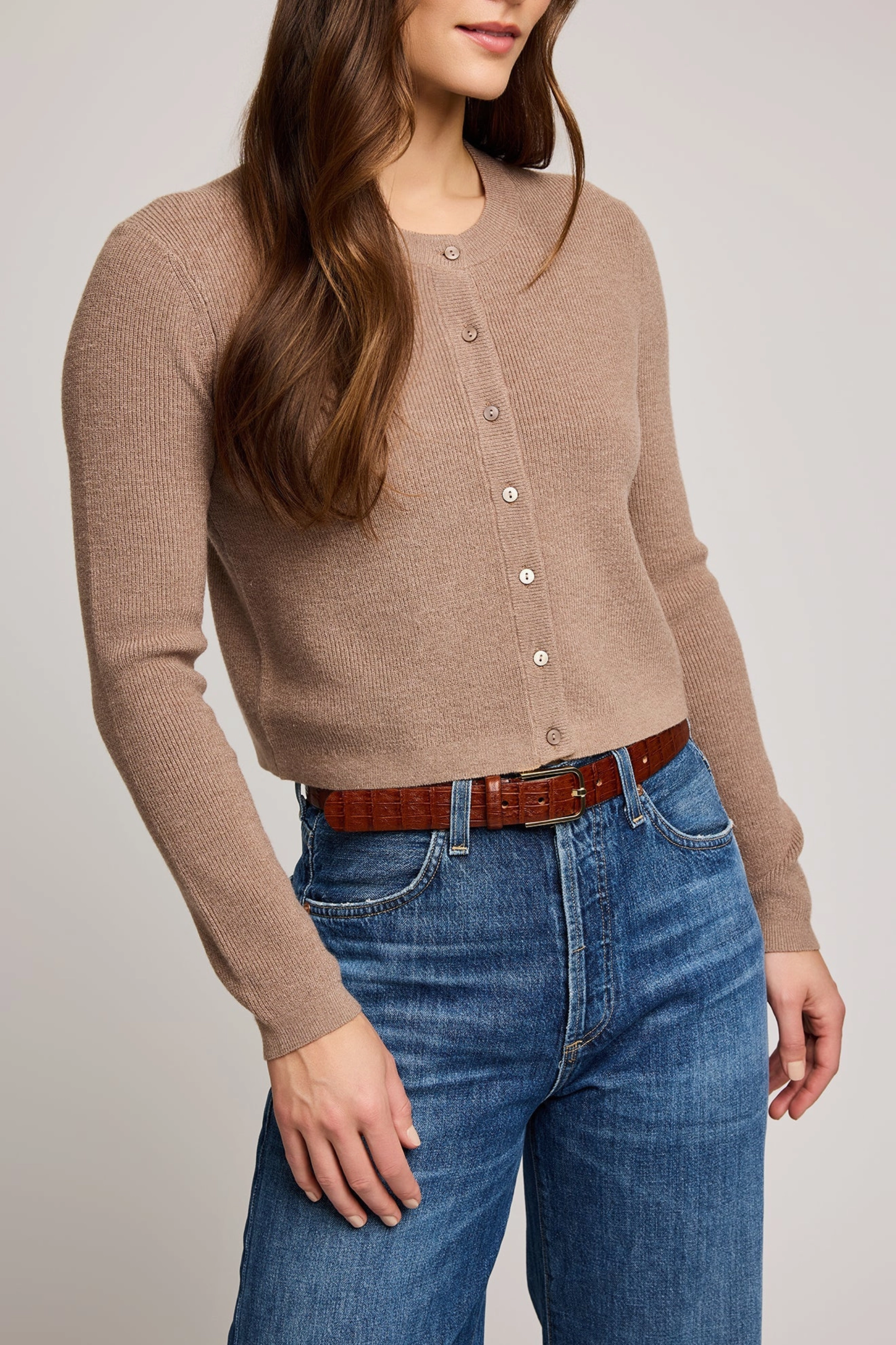Abrasion Resistant Seams Mirabelle Cardigan - Hazelwood