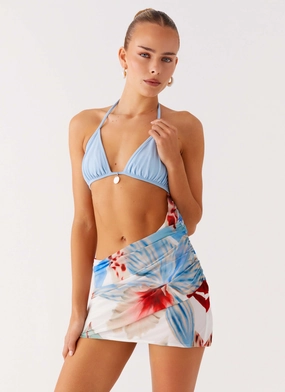 Acapulco Shell Mini Dress - Deep Sea Bloom Timeless Cut Minimal Touch