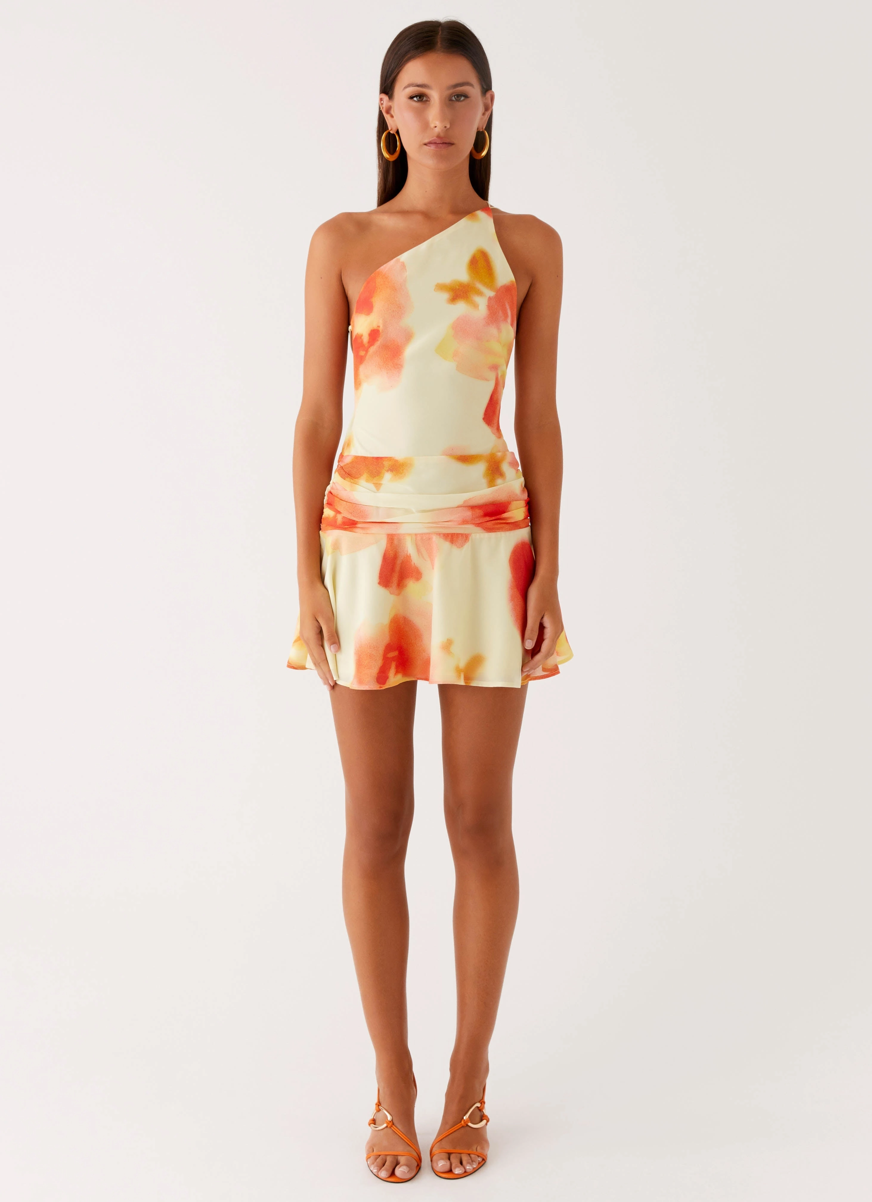 Soft Shape Meah Backless Mini Dress - Mimosa Blossom