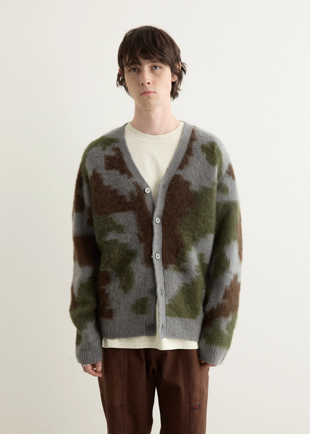 Friction Resistant Edging Moisture wicking Mohair Cardigan