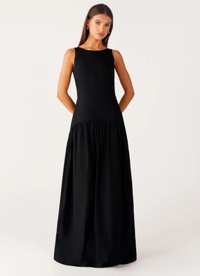 Morena Maxi Dress - Black Formal Occasion