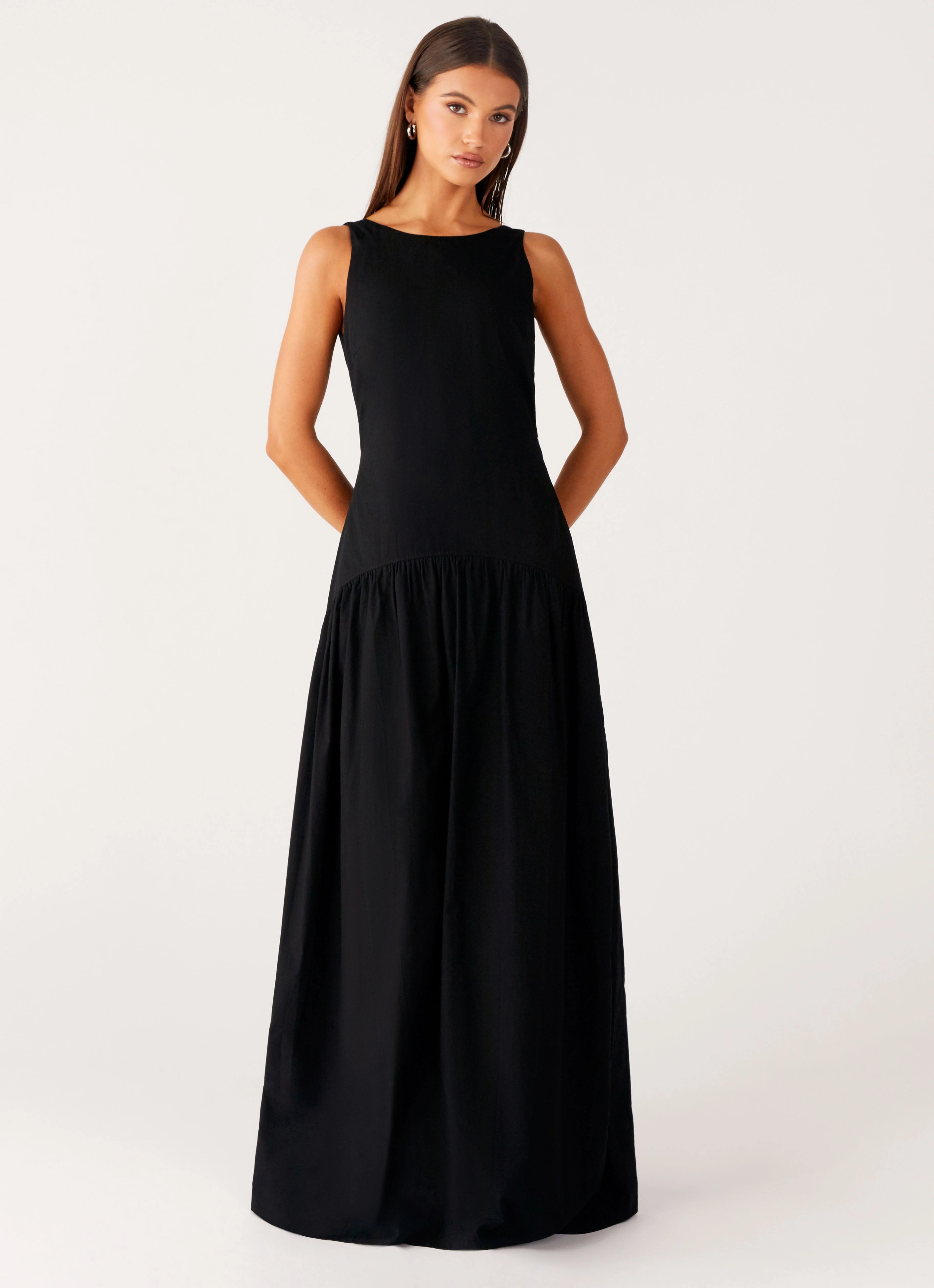 Morena Maxi Dress - Black Formal Occasion