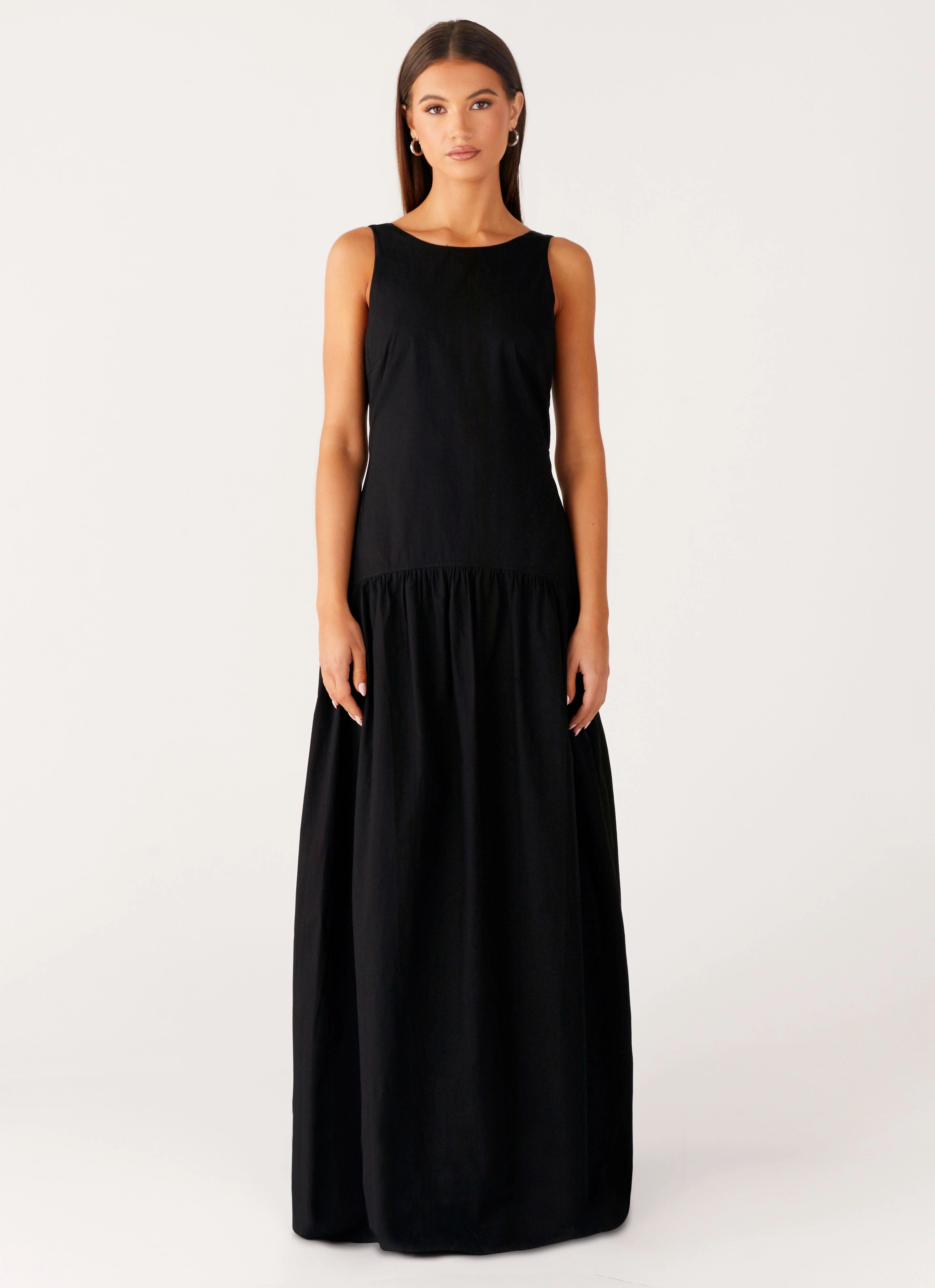 Morena Maxi Dress - Black Sleek And Stylish Flexible Comfort