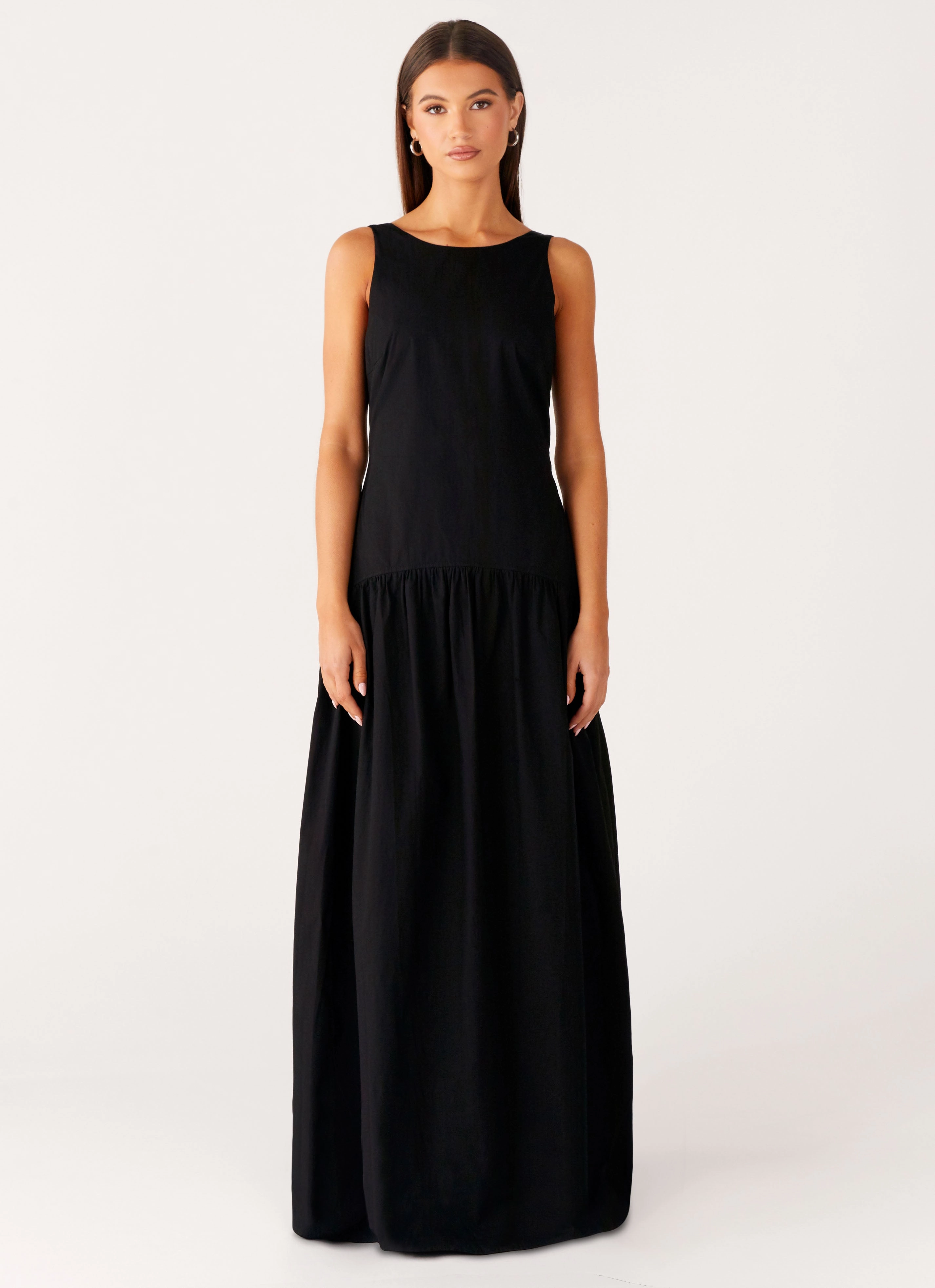 Morena Maxi Dress - Black BreathableLining Perfectly Tailored