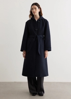 Ella Coat Drop Tail Hem