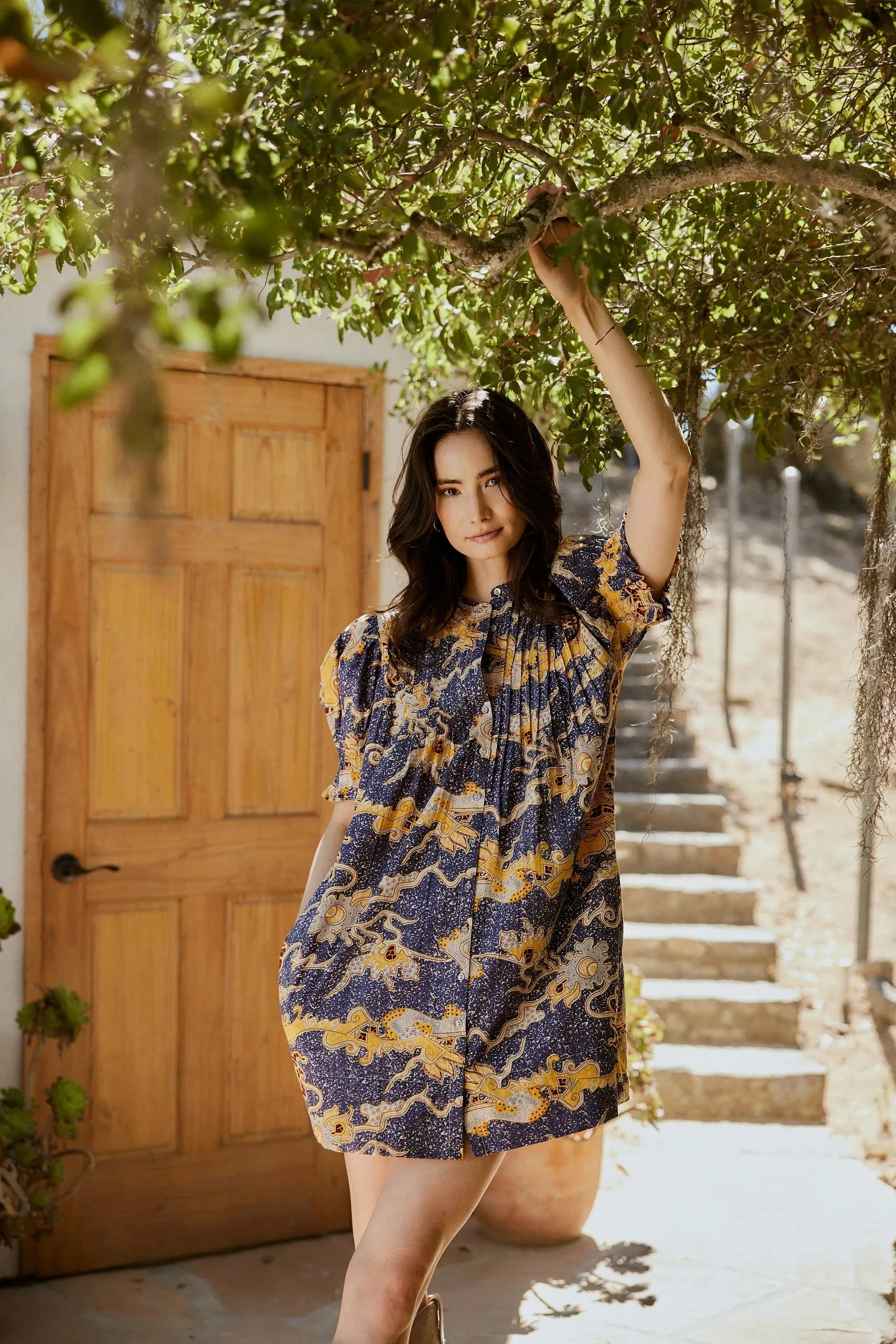 Classic Wardrobe Piece Relax Piece Nadia Mini Dress | Blue Castello