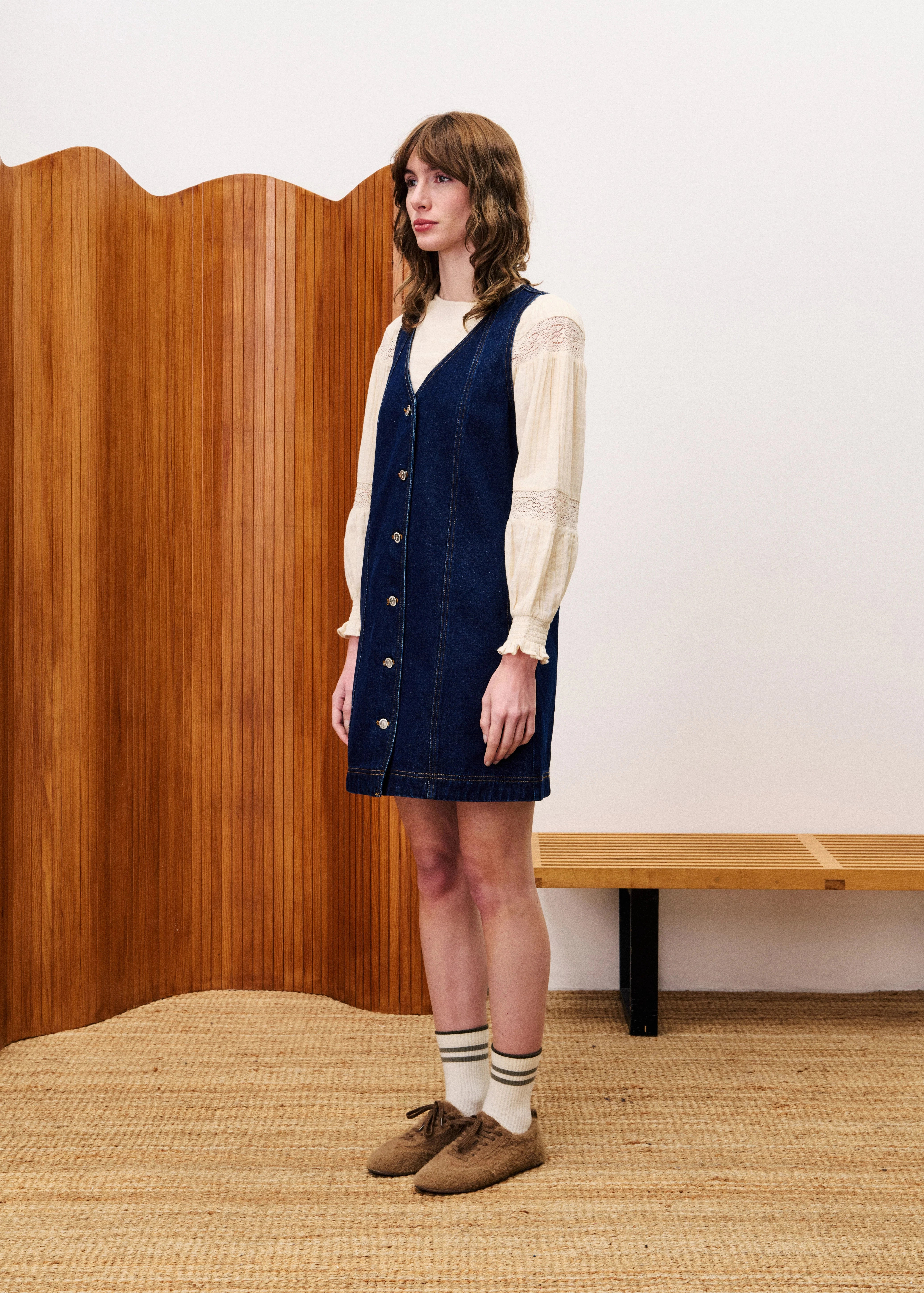 NALA DENIM MINI DRESS Edgy Layers