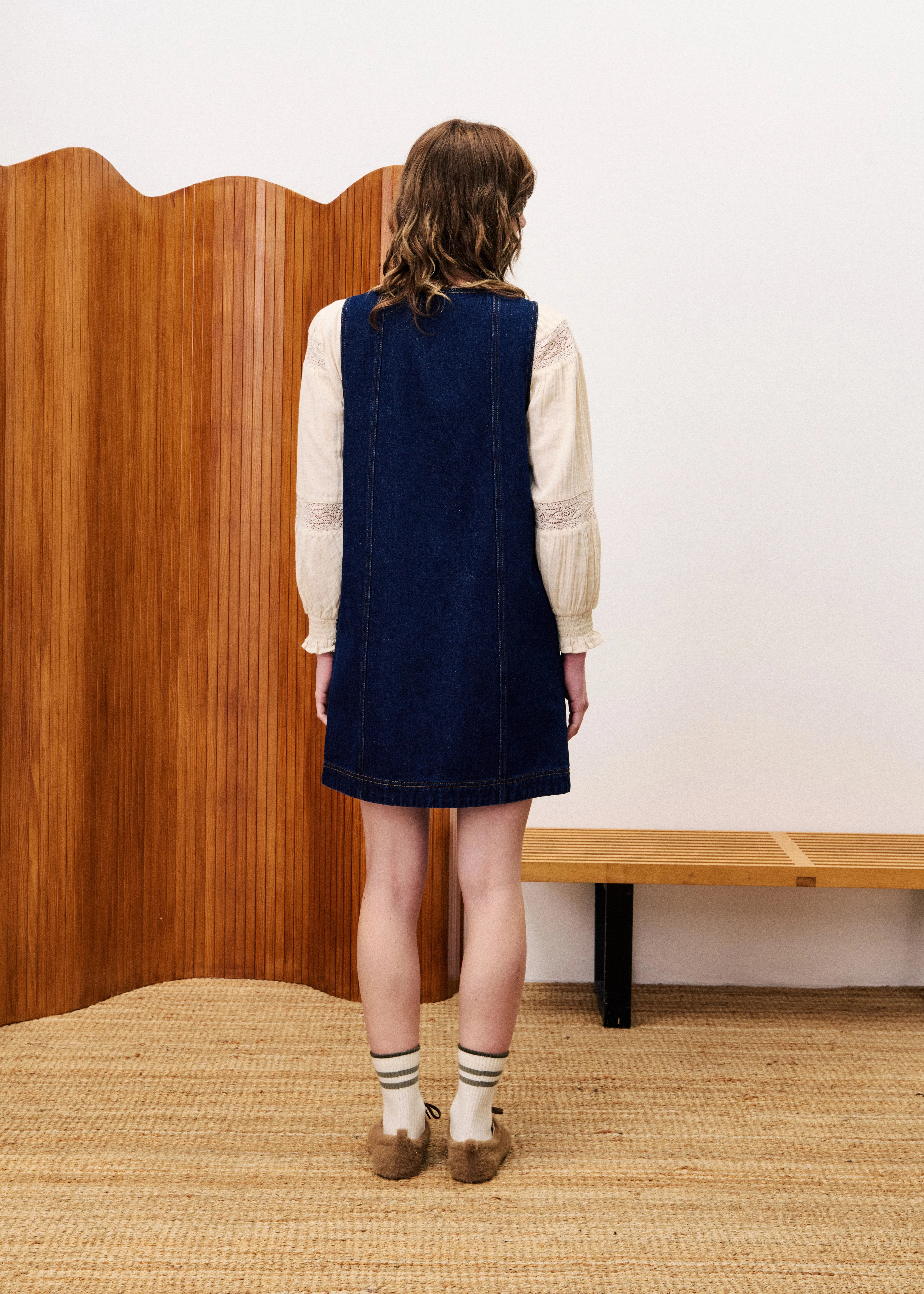 Motion Light Effortless Elegance NALA DENIM MINI DRESS