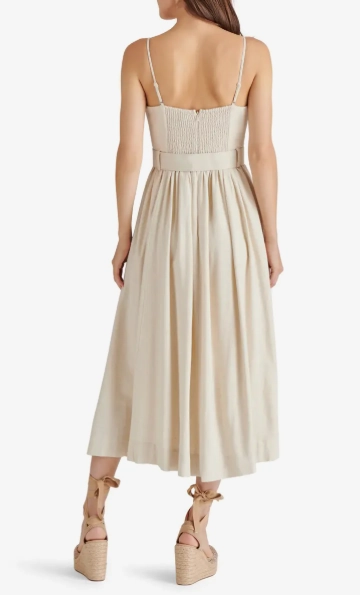 Silky Layer Napoli Dress in Natural