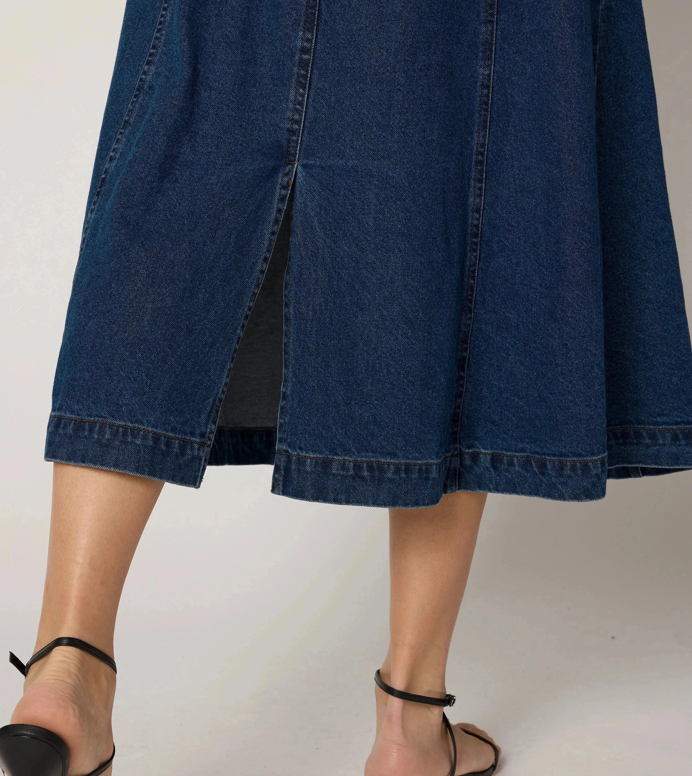 Naya Midi Dress | Denim Easy Flow Happy Soul