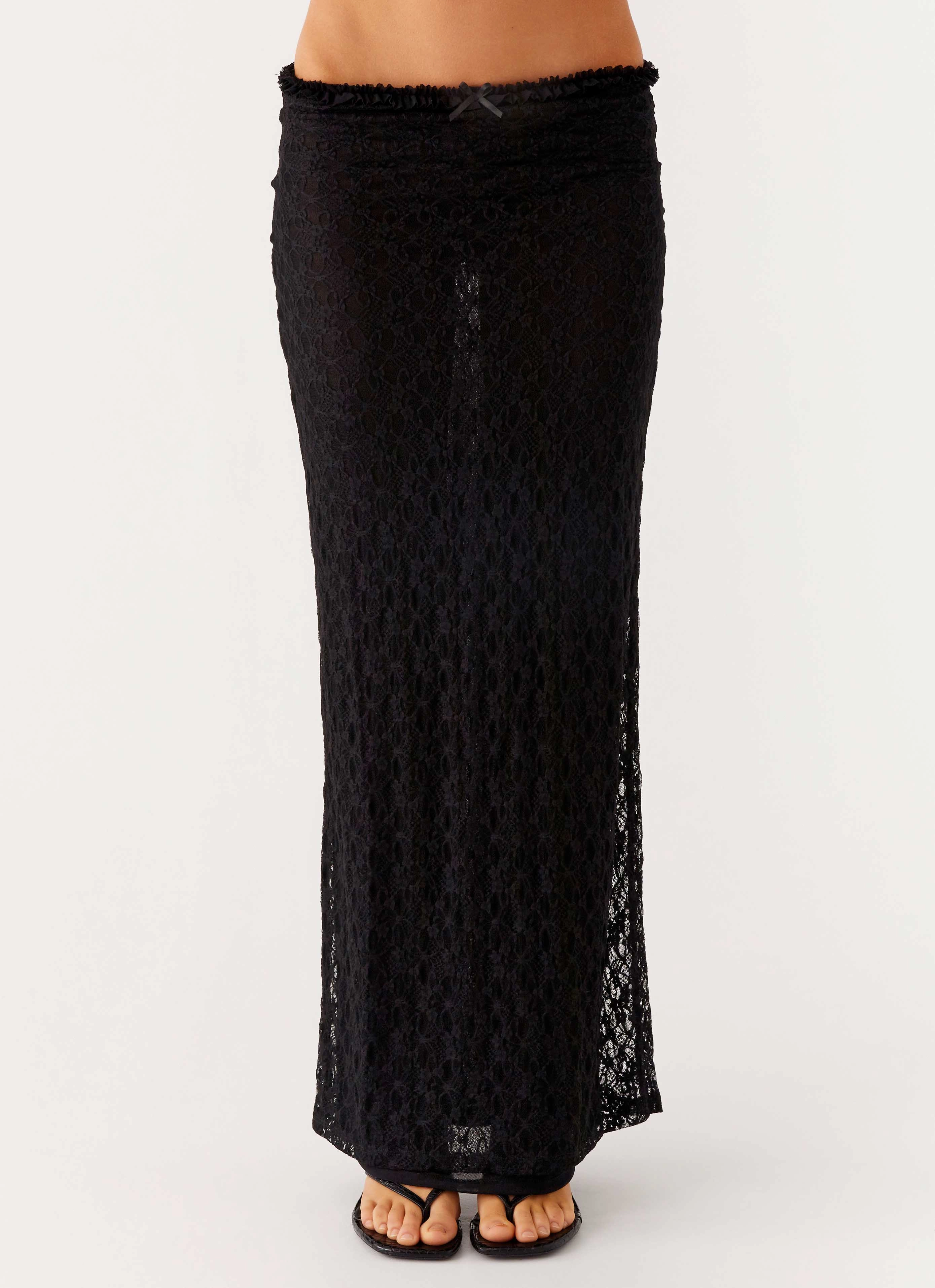 Ophira Maxi Skirt - Black Craftsmanship Focus Non Irritating Seams