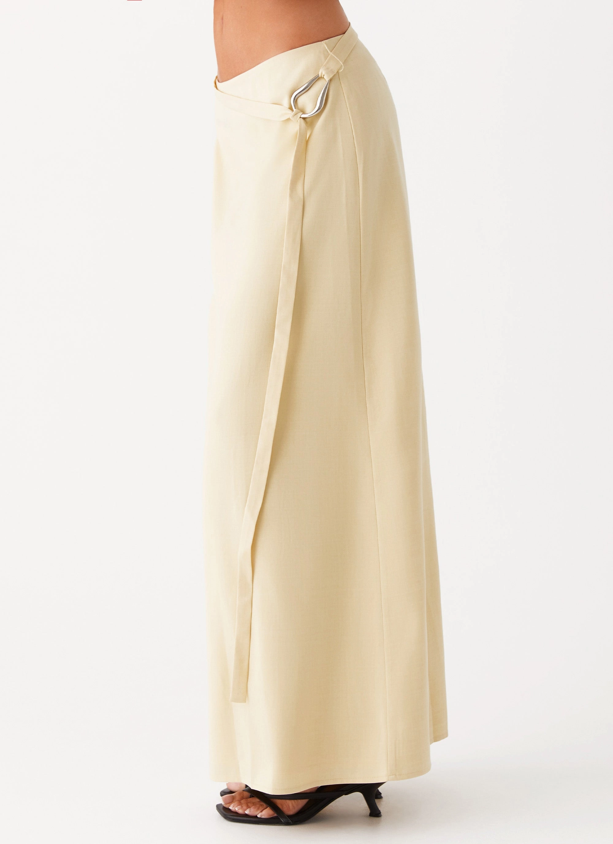 Azura Maxi Skirt - Yellow Cozy Vibes