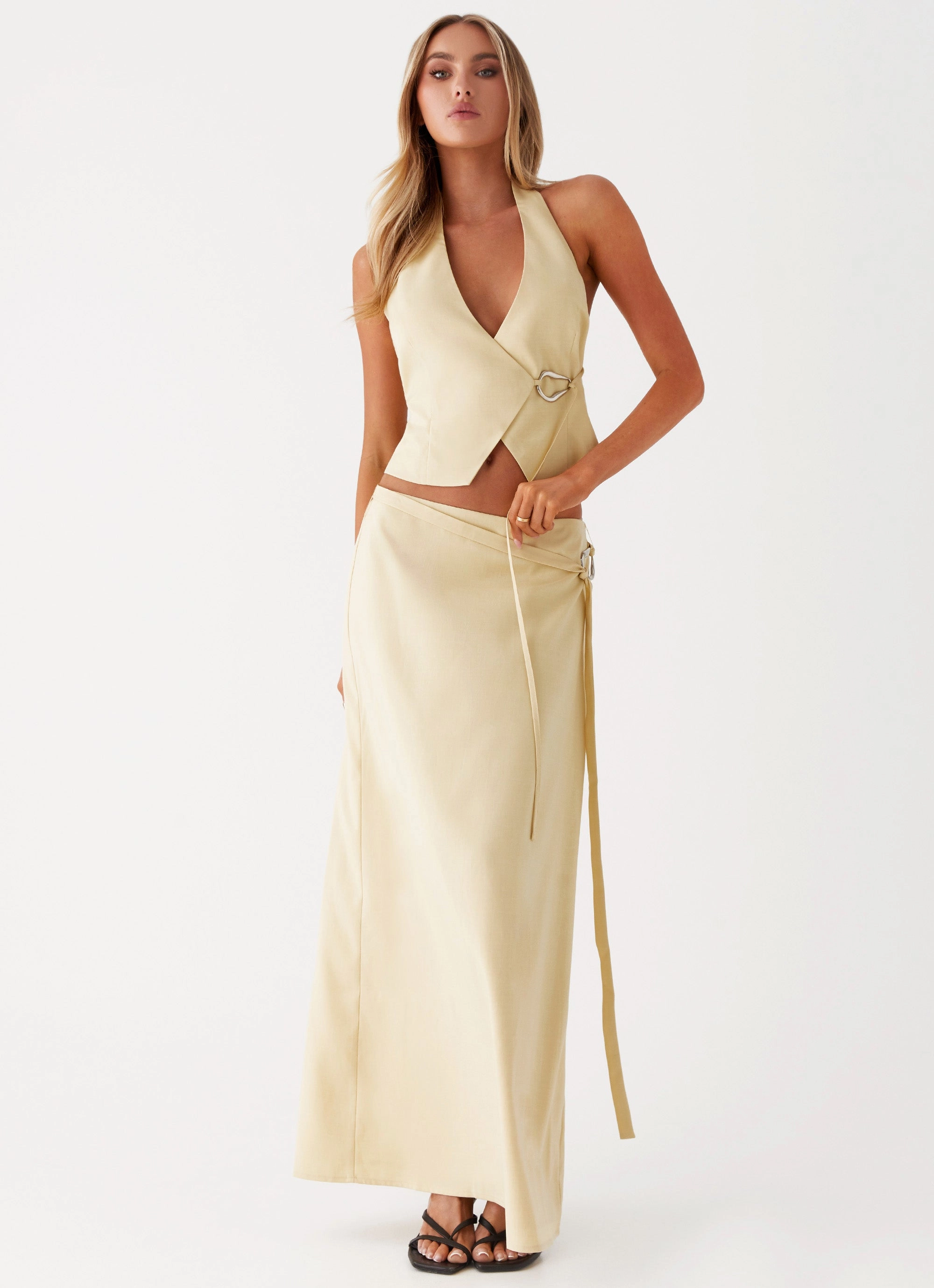 Soft Outfit Azura Maxi Skirt - Yellow