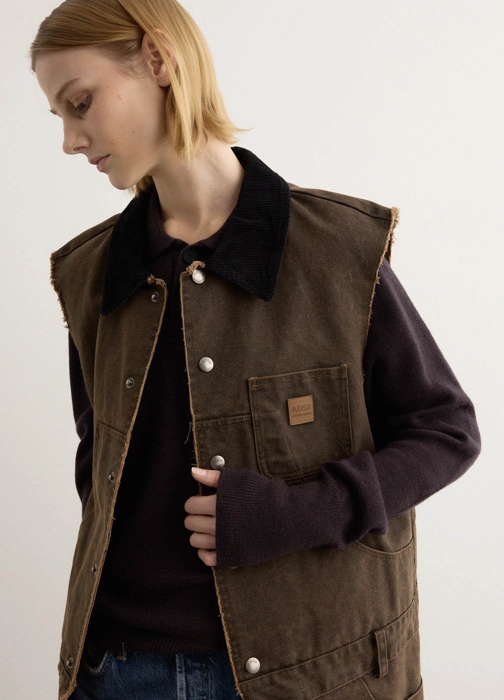 Abrasion Resistant Edging Minimal Daily Fit Carpenter Dress