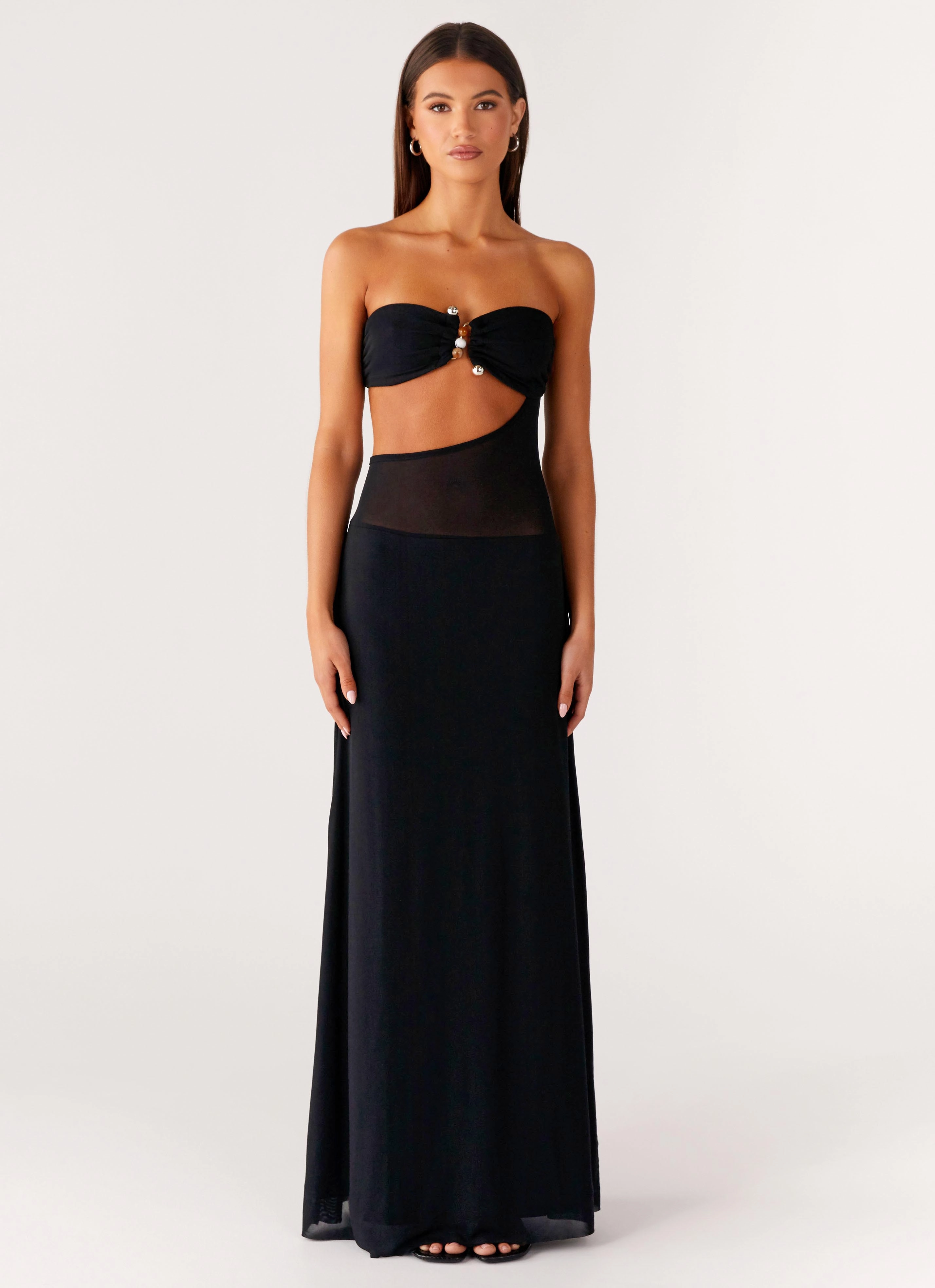 Quiet Glow photo look No Apologies Maxi Dress - Black