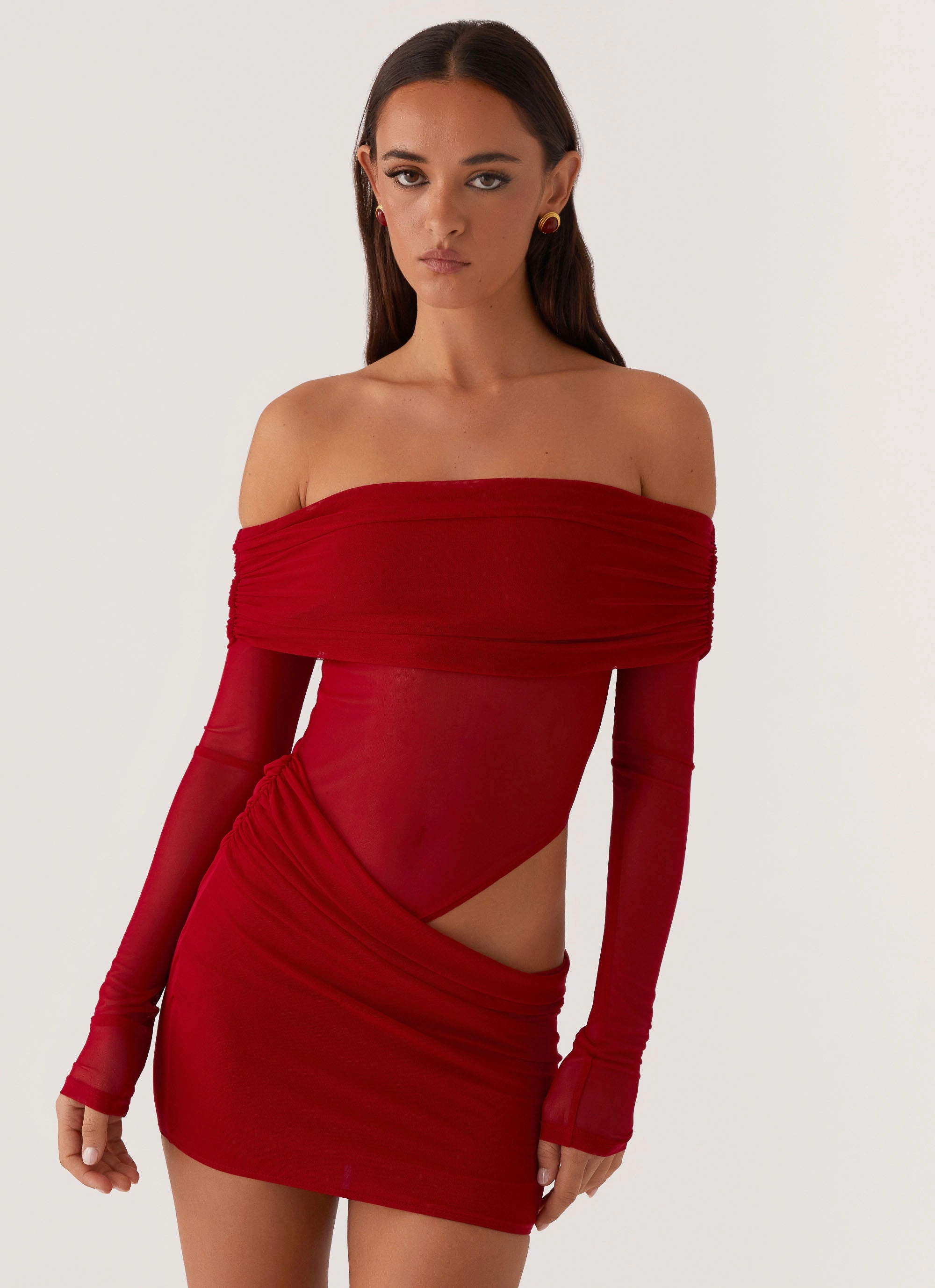 Formal Occasion No Doubt Mini Dress - Red