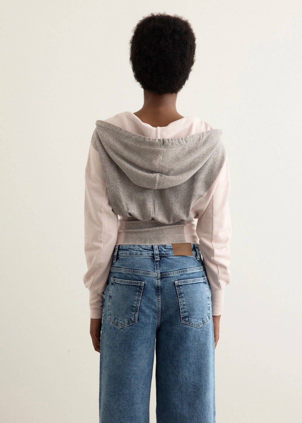 Light Reflective Zippers Expandable Side Gussets Snatched Hoodie