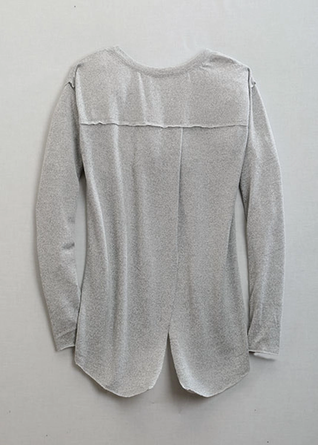 Odor Resistant Finish Tin Haul Womens 1488 Melange V-Neck Grey Poly/Spandex Sweater