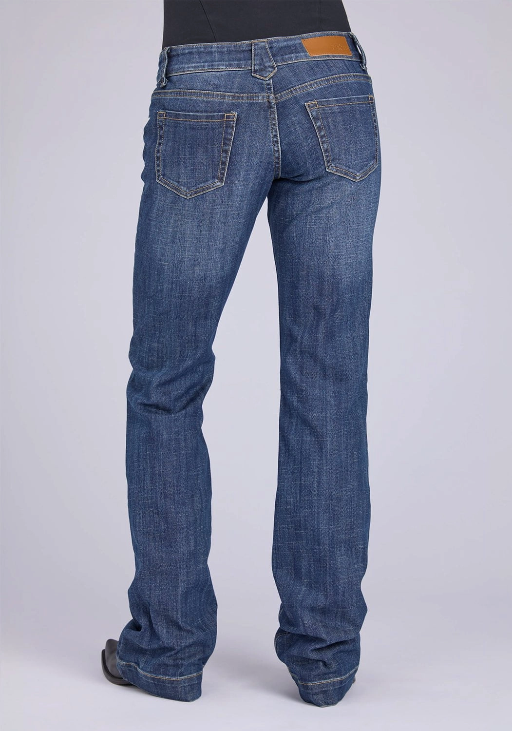 Tin Haul Womens 280 Rosie Fit Flaps Blue Cotton Blend Go To Jeans Daily Outfit