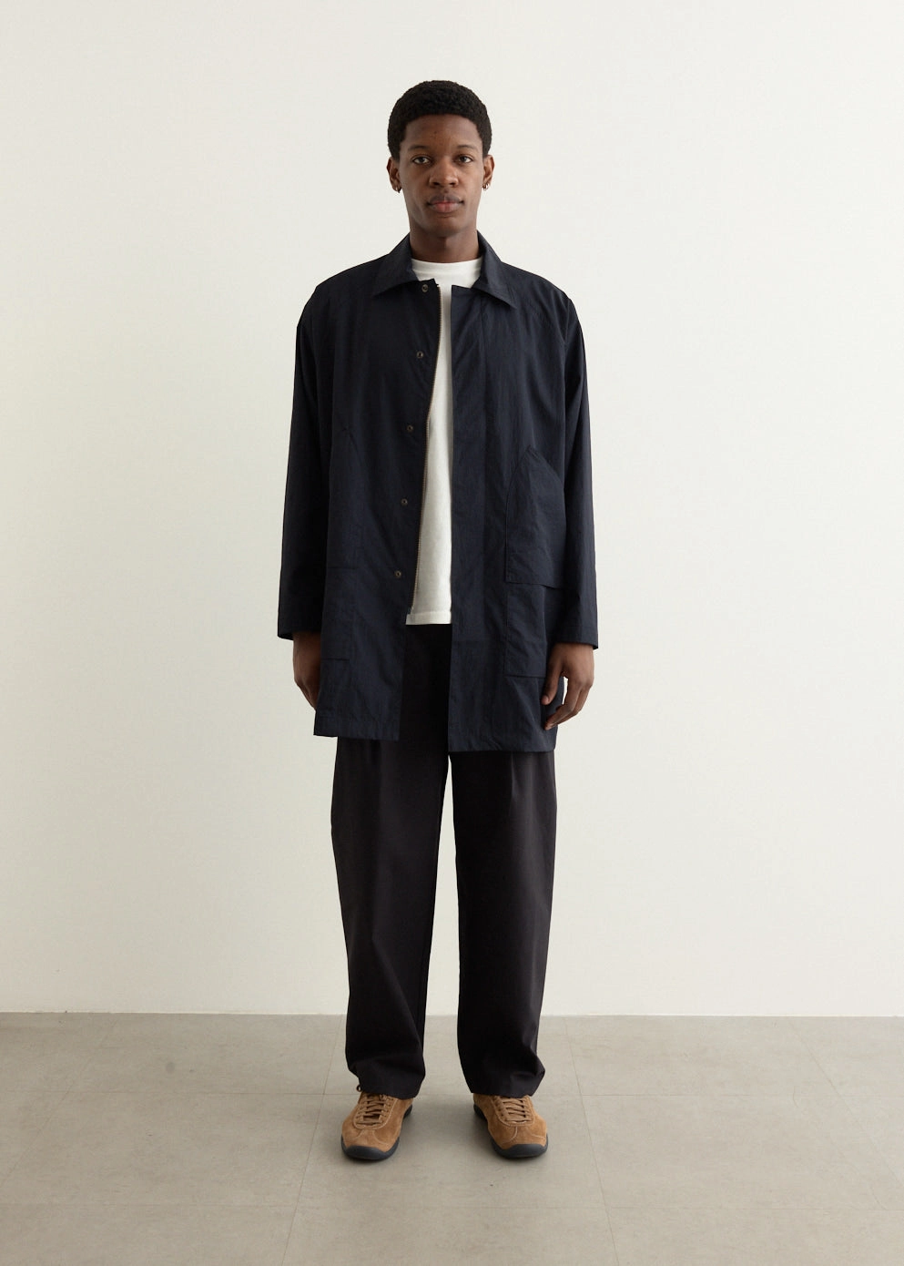 Nylon Half Coat Ultra Light Packable