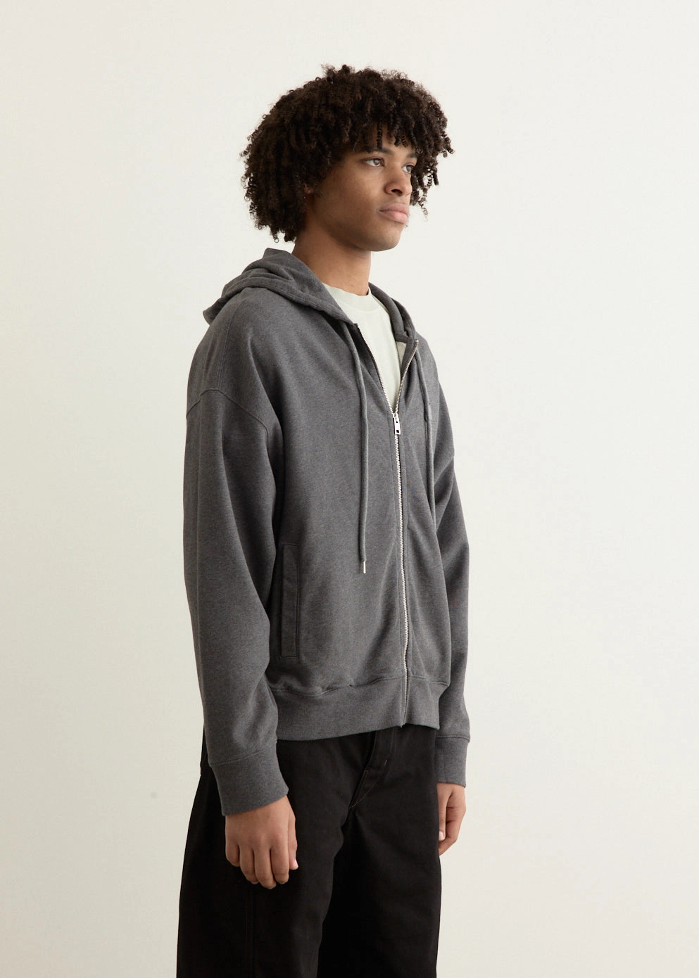 Bold Fox Head Patch Full Zip Oversized Hoodie Advanced Wickability System MultiAngleVentilation