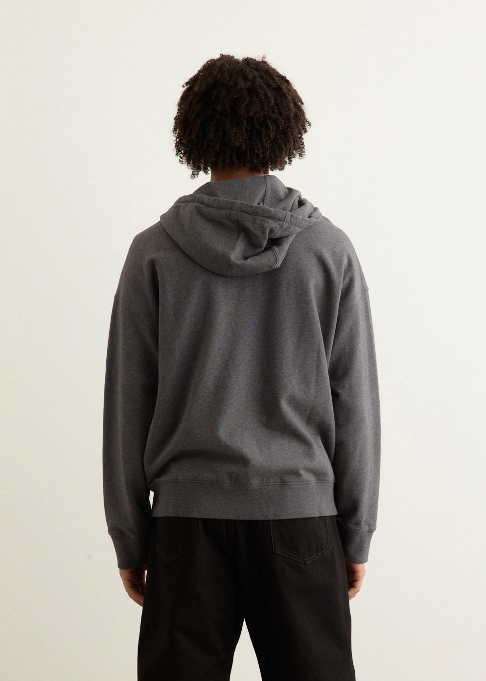 Bold Fox Head Patch Full Zip Oversized Hoodie High Collar Structure MultiPocket Configuration