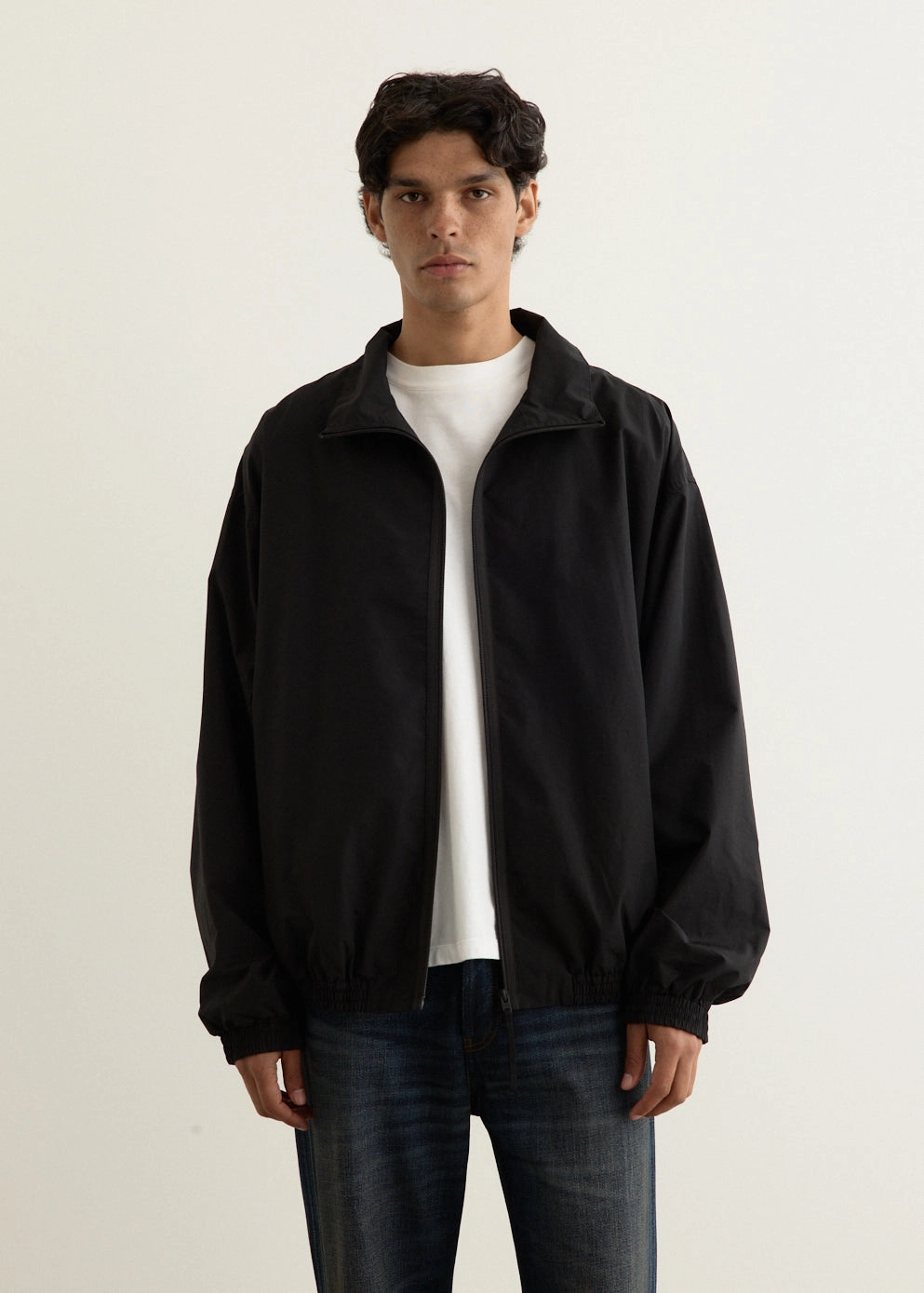 Adjustable hood design Olandios Technical Cotton Blend Jacket